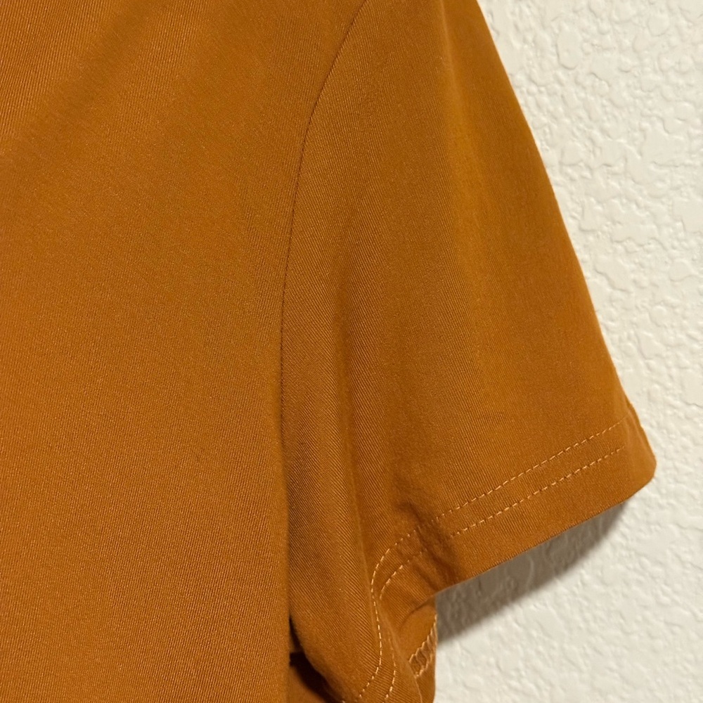 SHEIN Country-Themed Warm Brown T-Shirt COUNTRY WESTERN Sz L - Picture 5 of 12